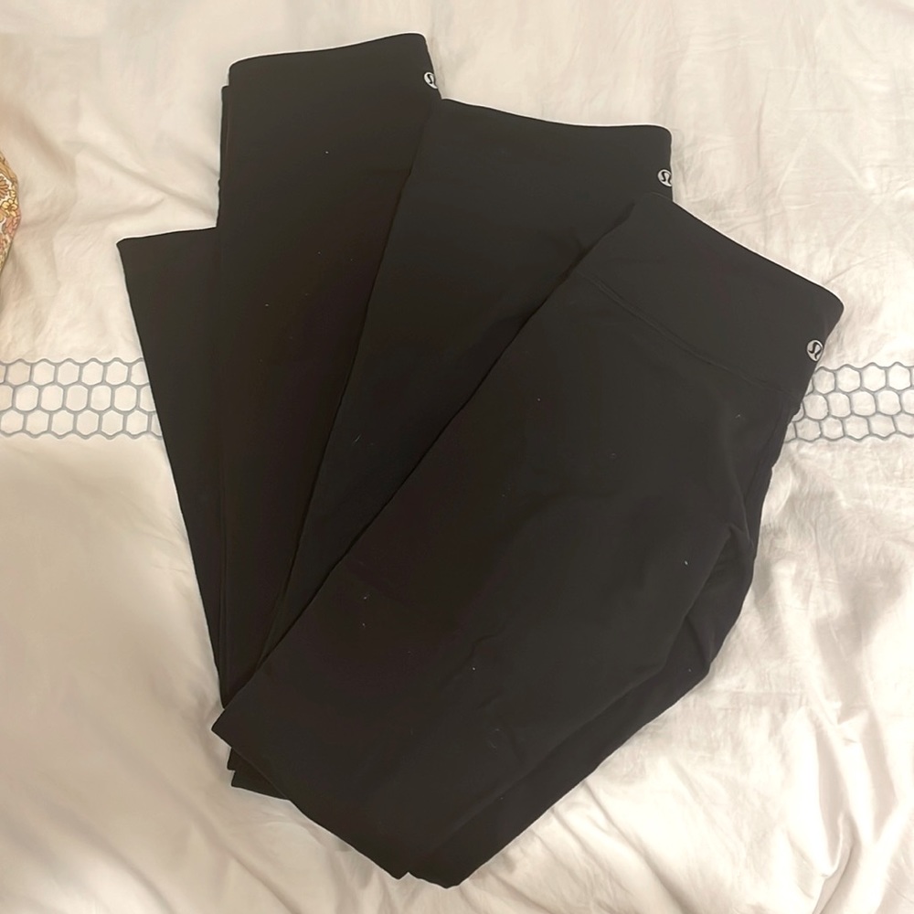 Lululemon Wunderunder Leggings - 3-pack